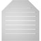 Ekena Millwork Octagonal Top Surface Mount PVC Gable Vent w/ 2"W x 1-1/2"P Brickmould Frame, 24"W x 26"H GVPOT24X2602SF - alternate 4